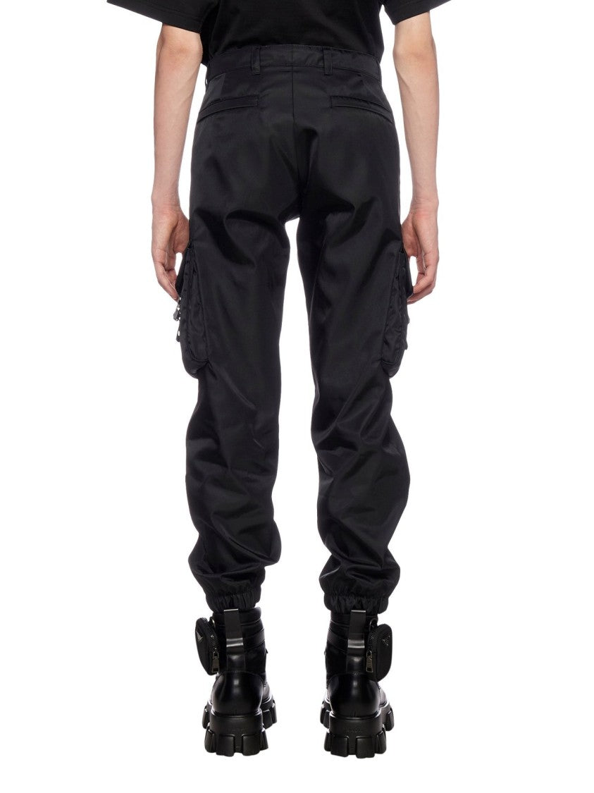 Straight Pants With Tailored Fit And Cargo Pockets