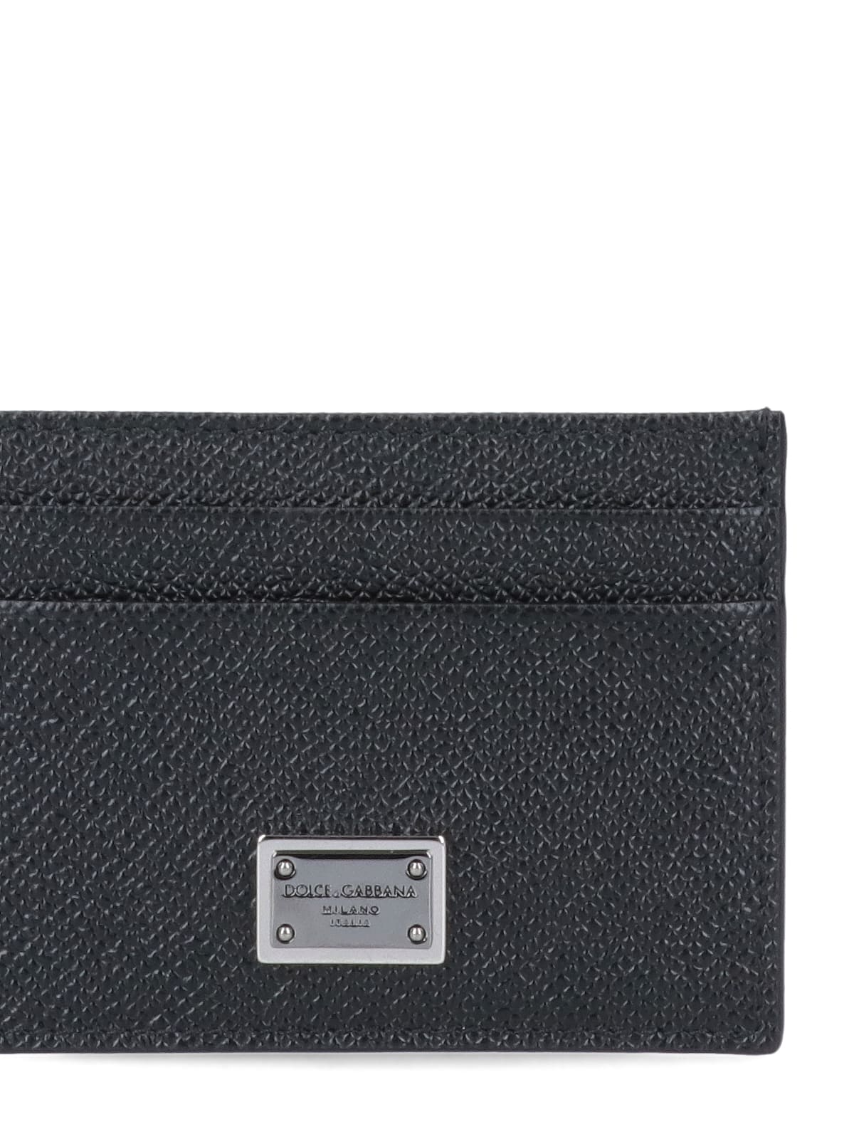 Saffiano Leather Cardholder with Engraved Logo