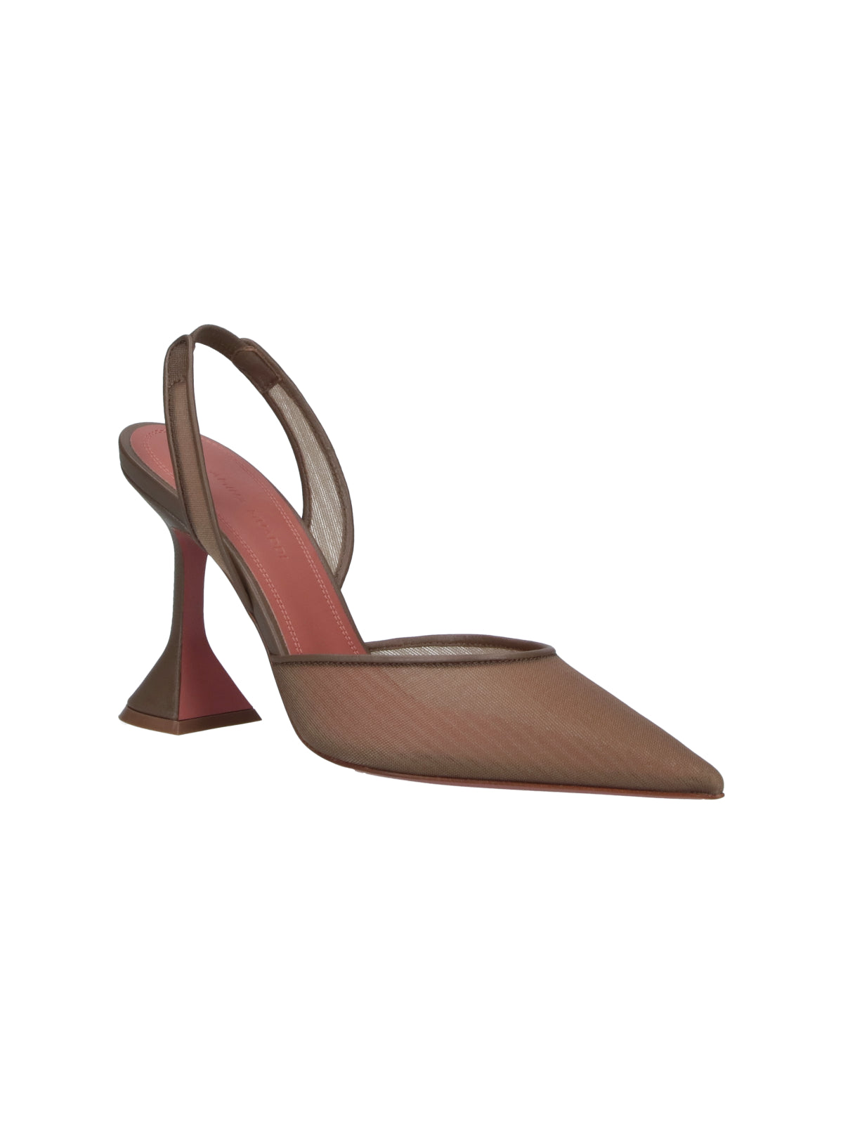 Taupe Holli Pointed-Toe Slingback Pumps