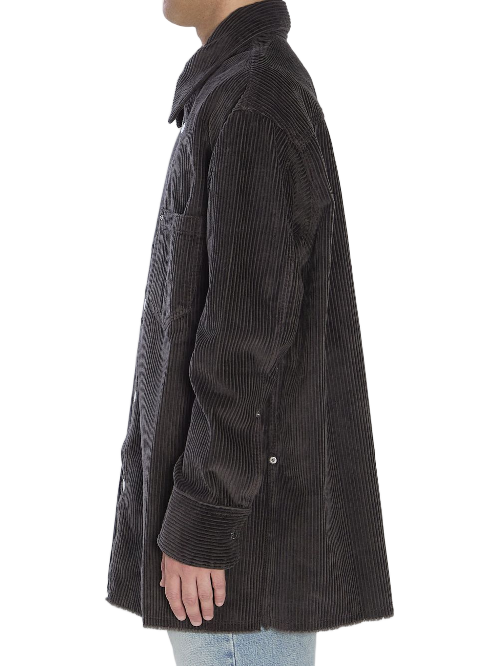 Anthracite Corduroy Shirt