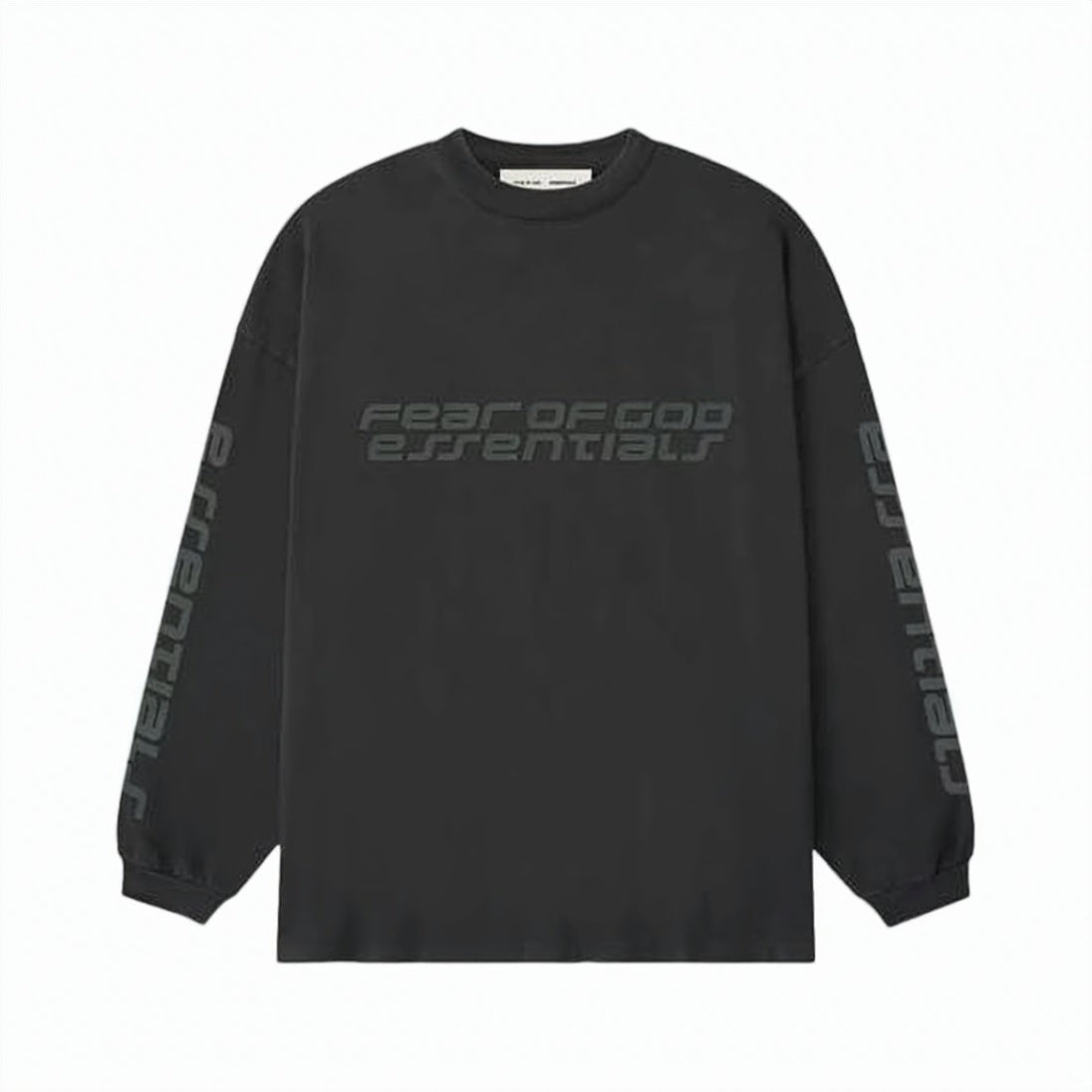 Relaxed Fit Long-Sleeve Tee with Tonal Graphics