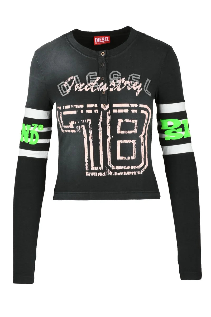 Women's Serafino T-shirt - Black