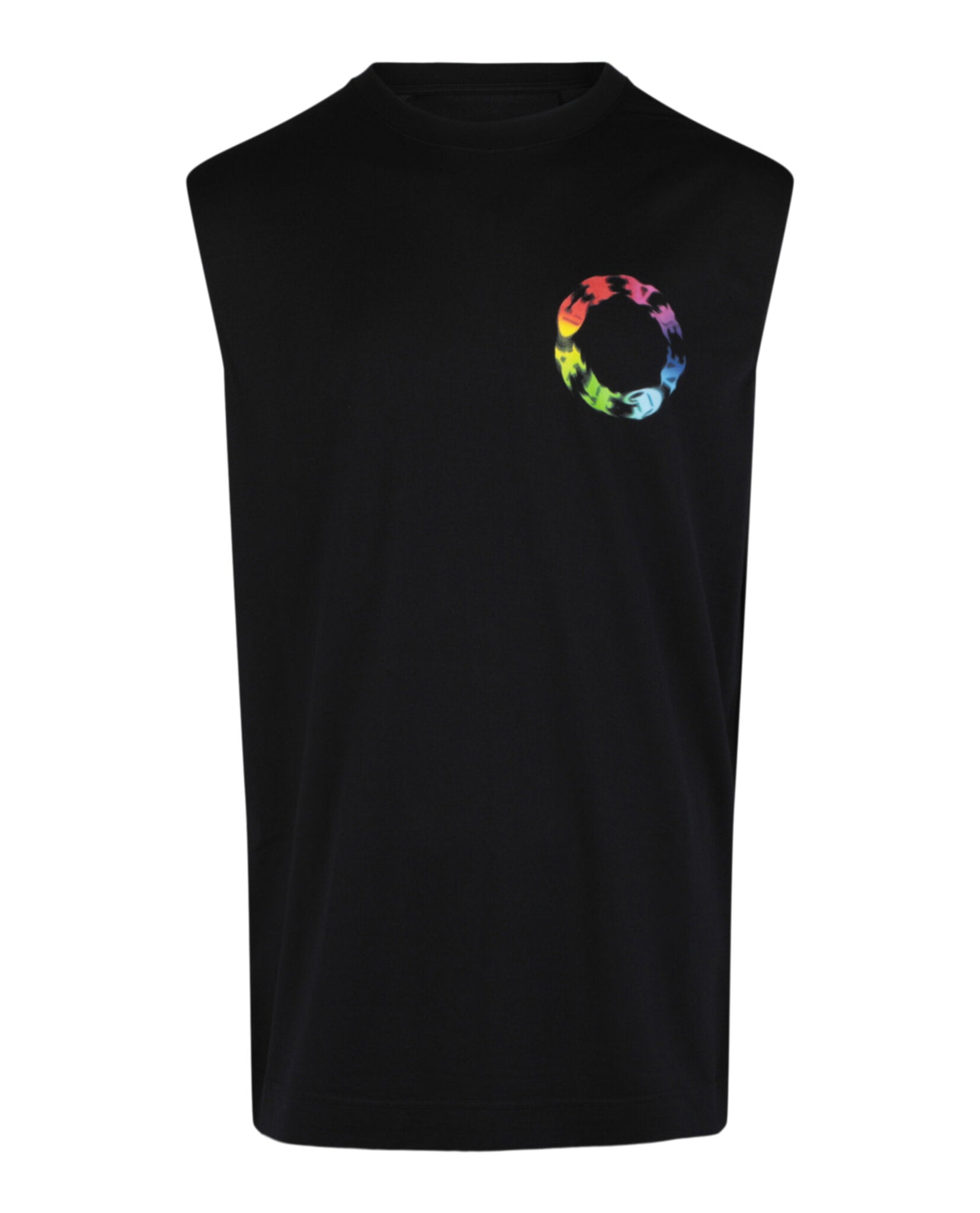 Logo Circle Print Slim-Fit T-Shirt