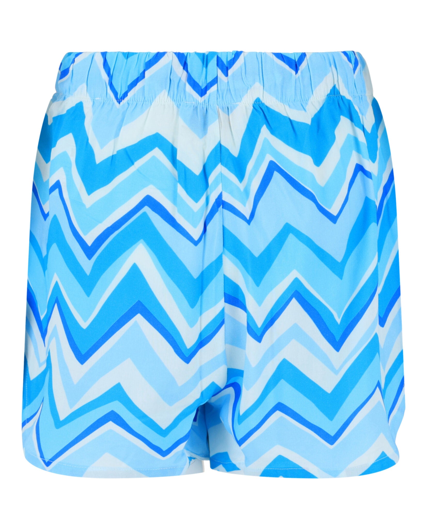 Striped Dolphin Hem Shorts