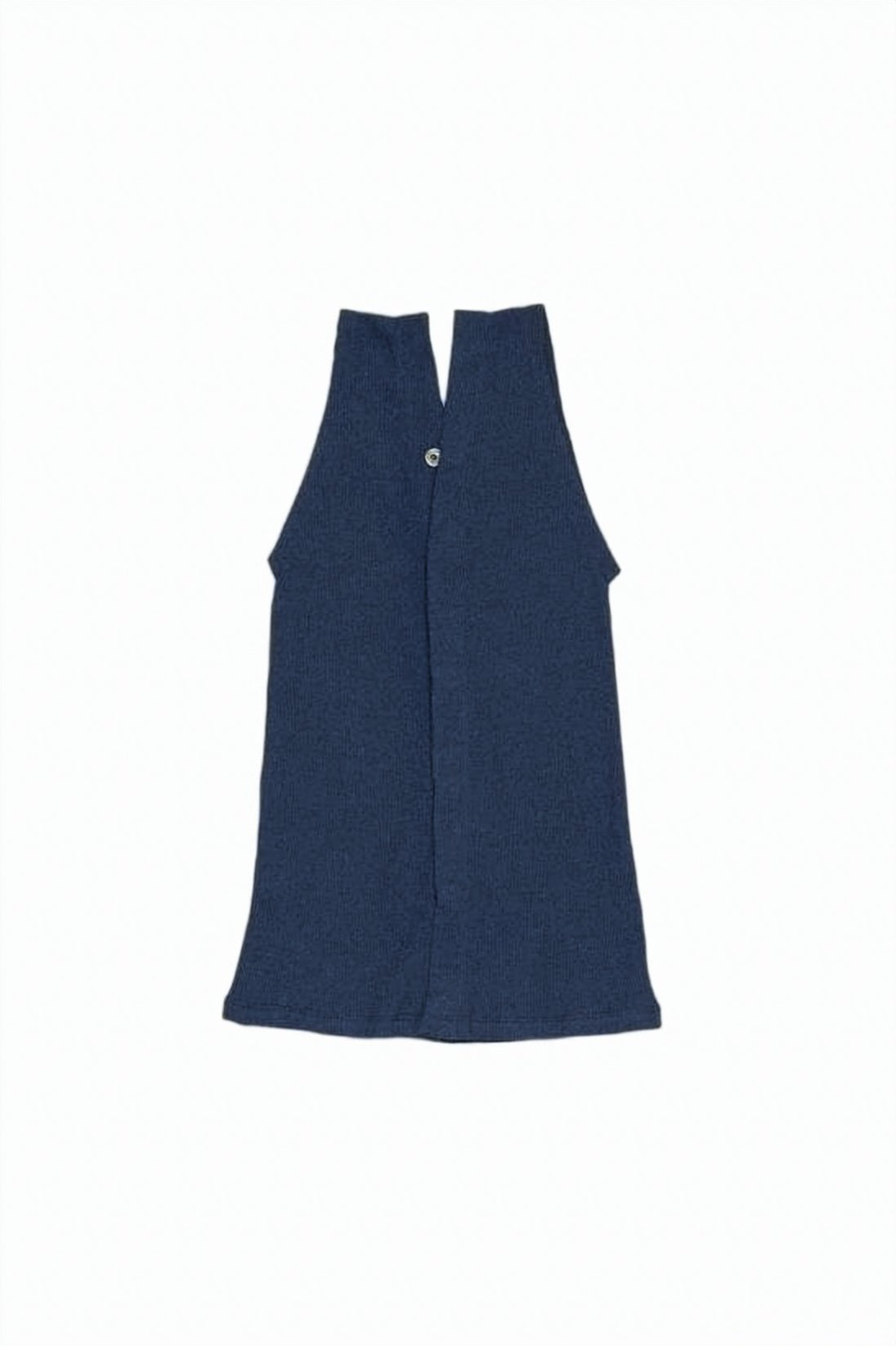 Textured Sleeveless Vest with V-Neckline