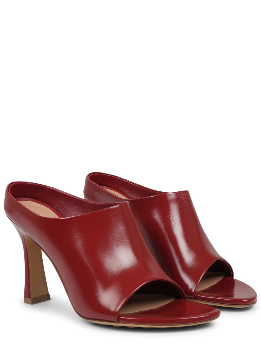Sculpted Mule Shoe With Peep-Toe Design