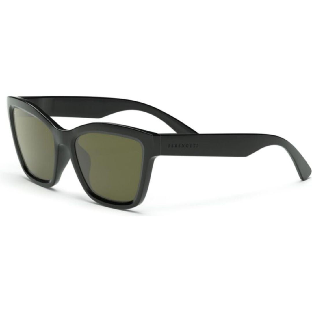 Rolla Matte Black Rectangular Frame Sunglasses