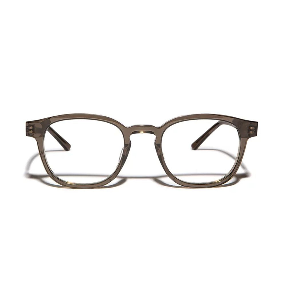 Ts-Charlie Translucent Smoky Brown Rectangular Eyeglasses