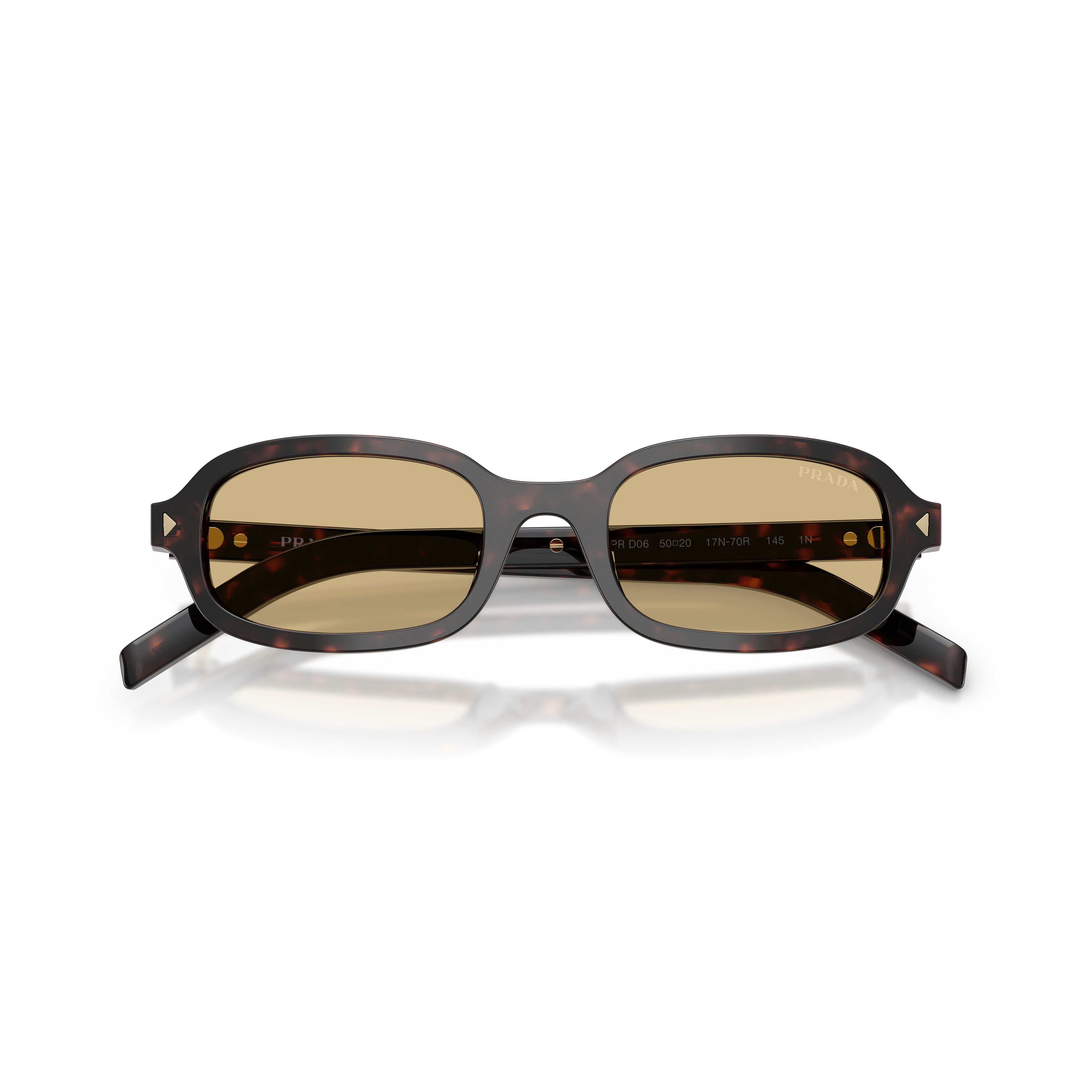 0pr D06s Rectangular Tortoiseshell Sunglasses