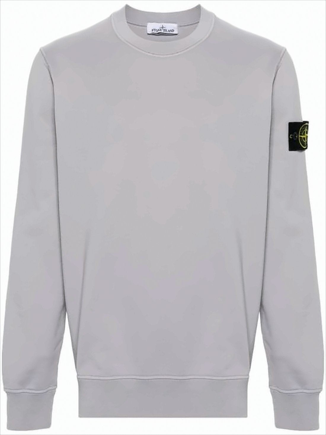 Crewneck Sweatshirt with Distinctive Patch Detail