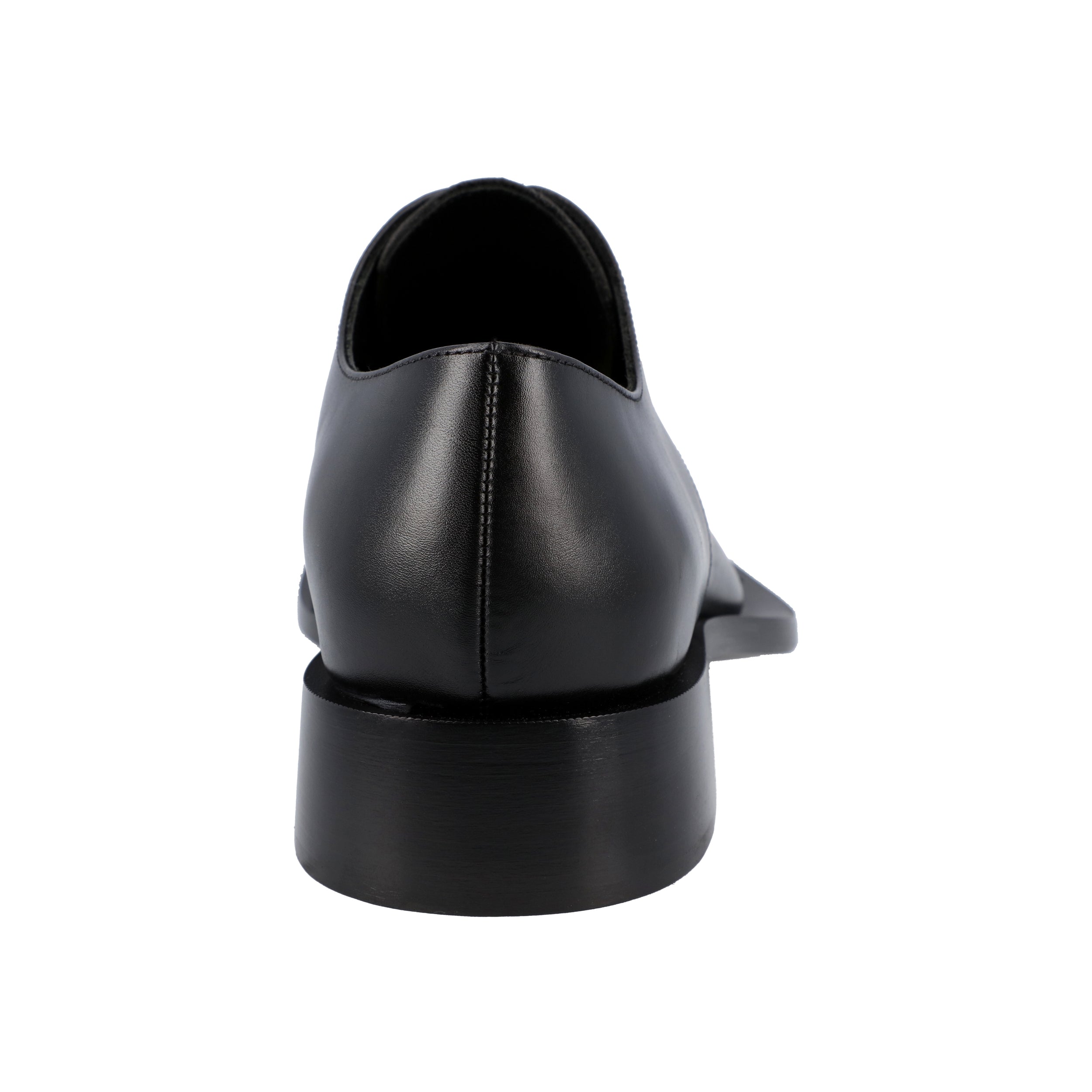 Leather Cut Derby Shoes Black