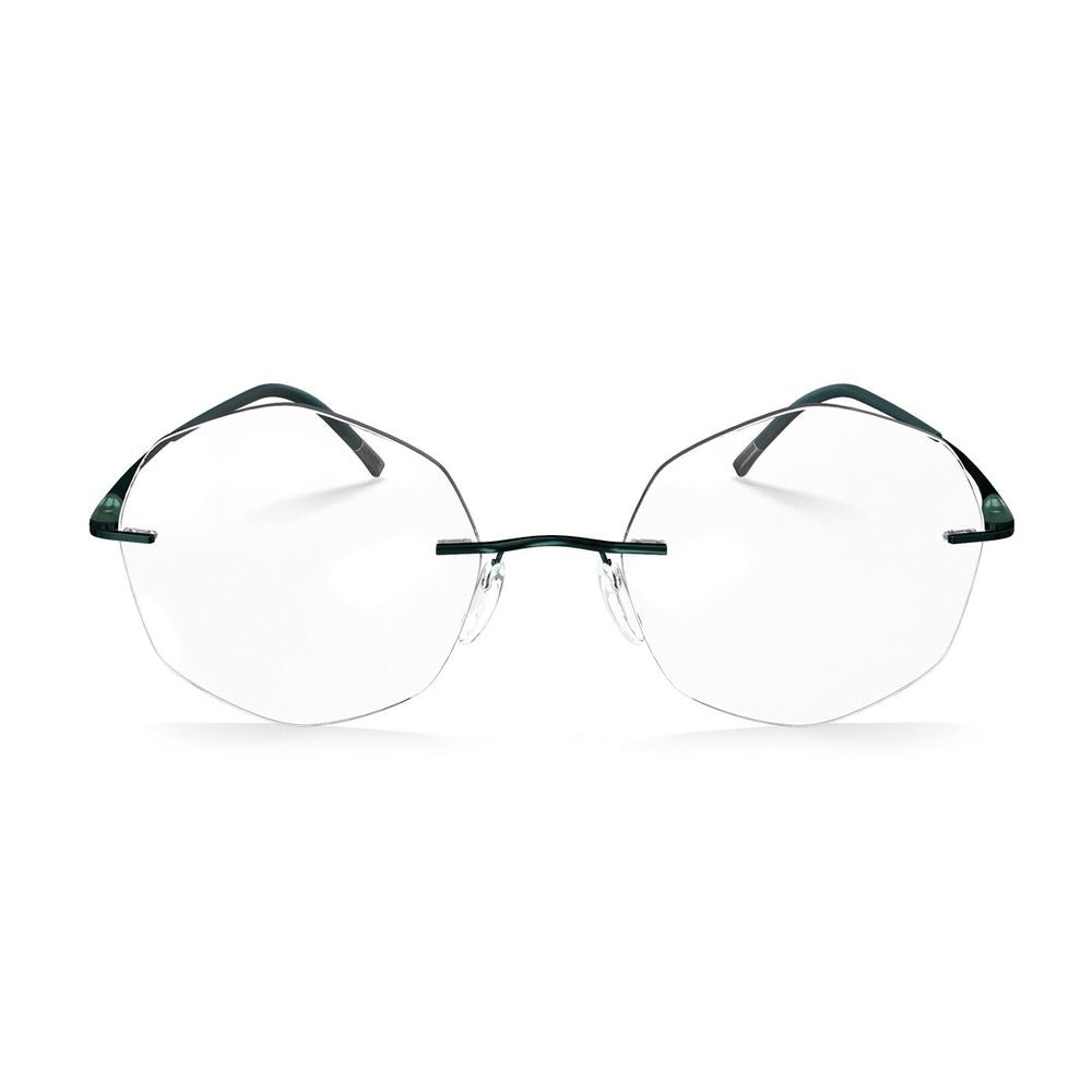 5561/Lh Geometric Rimless Titanium Sunglasses