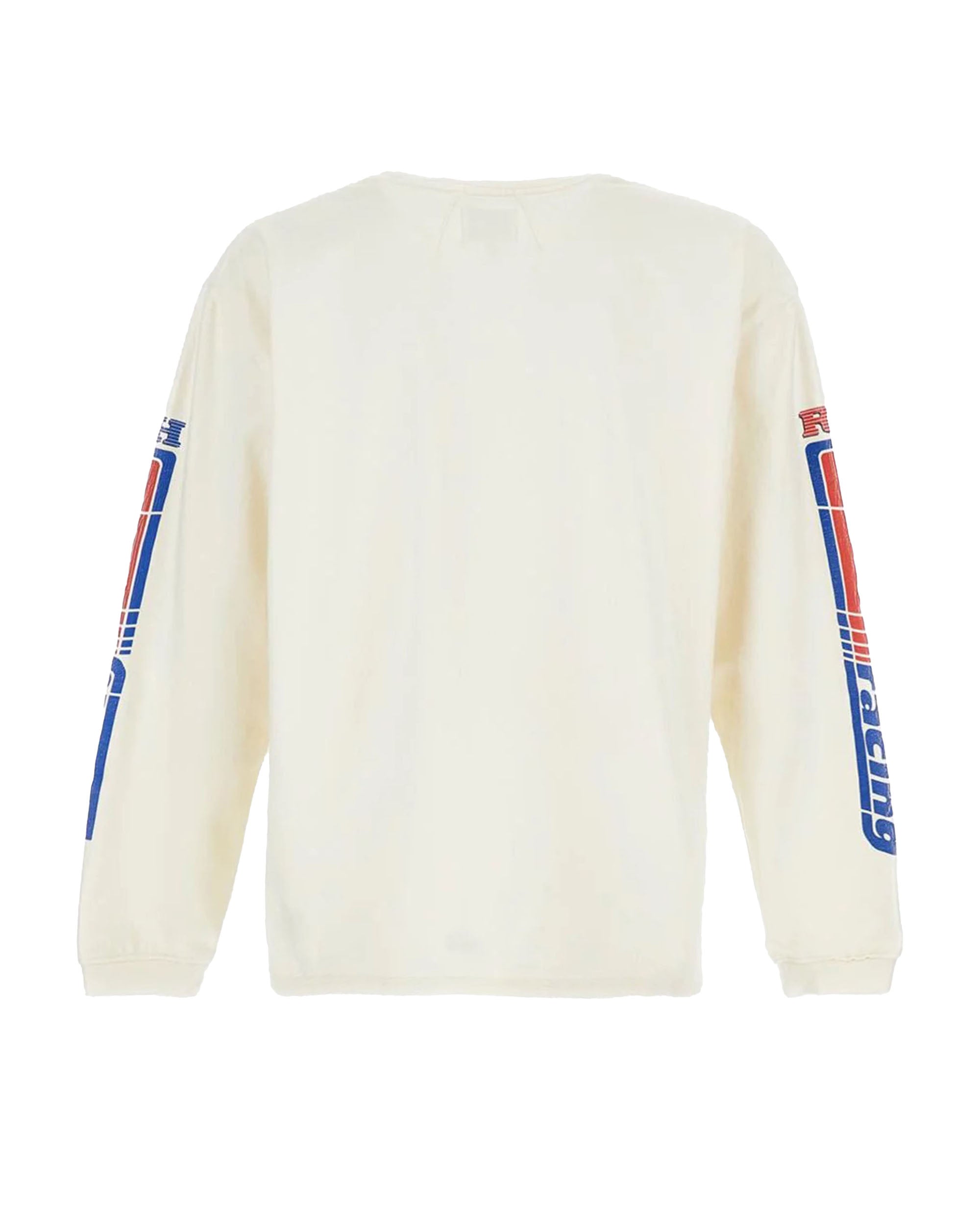 Split-Color Logo Long Sleeve T-Shirt