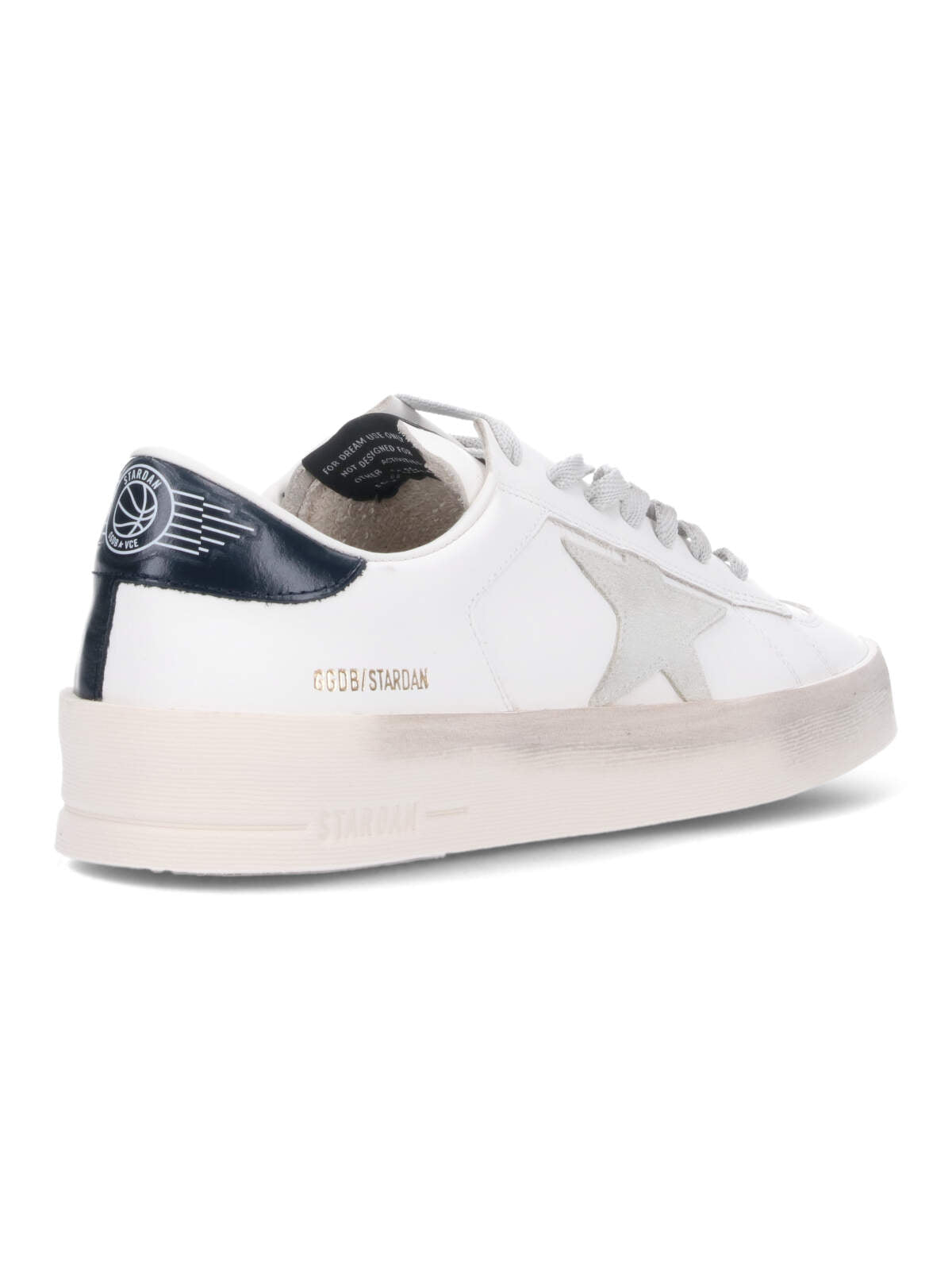White Stardan Suede Star Leather Sneakers