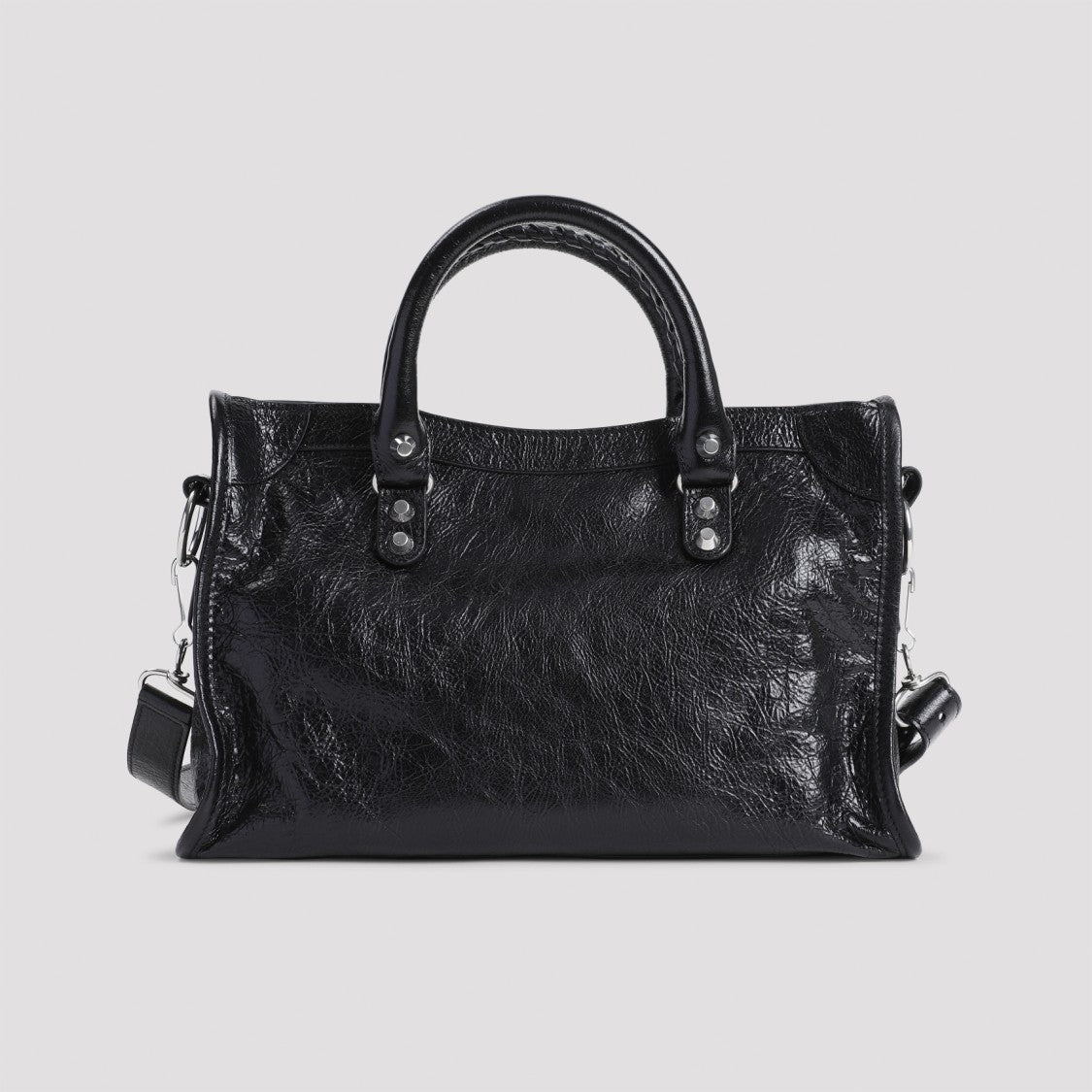 Black Calf Leather Le City Bag