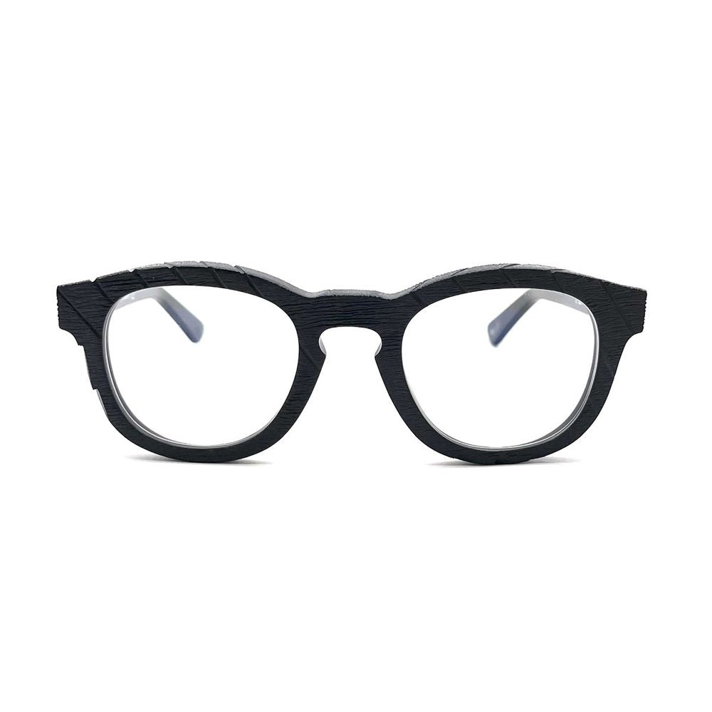 Tblack 03 Wheel Processing Square Textured Sunglasses