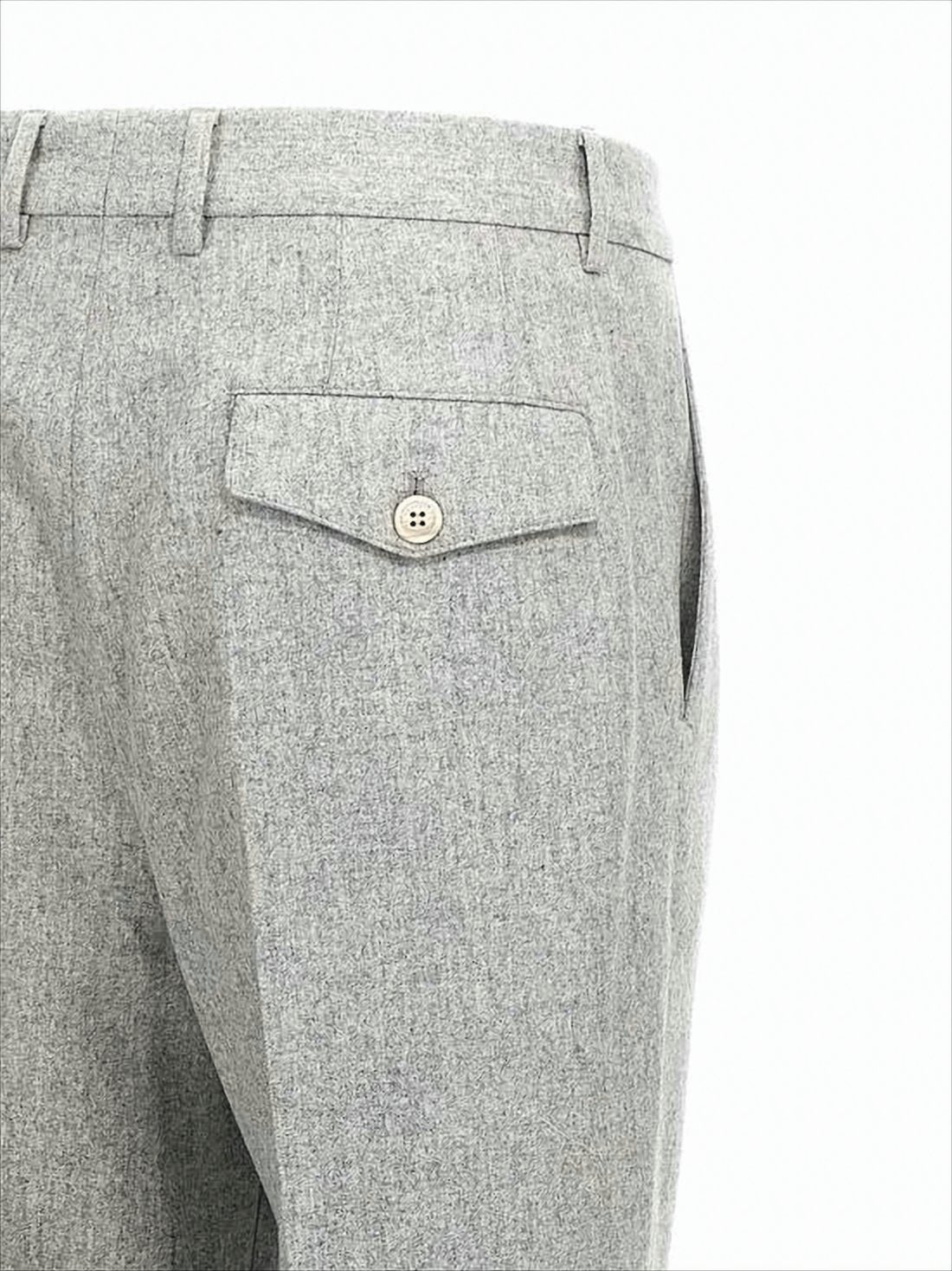Tailored Grey Suit Pants