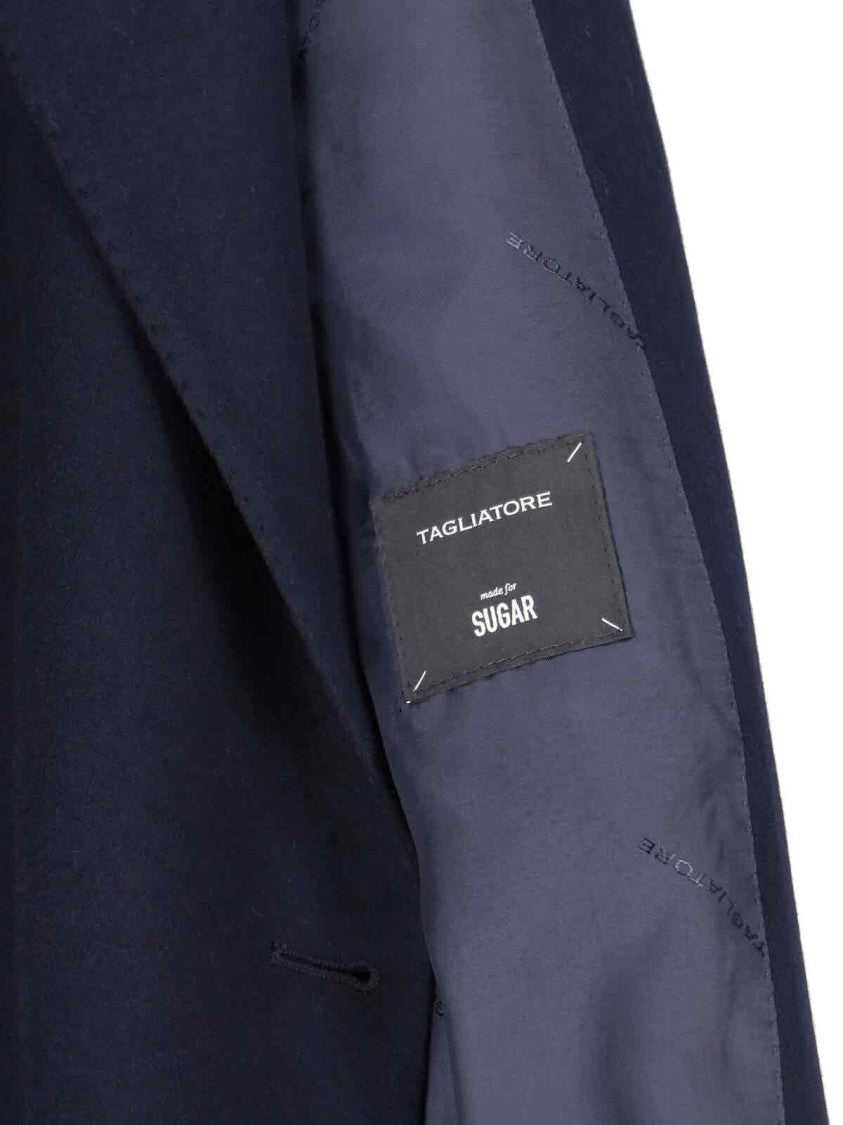 "Cecily" Cashmere Blazer – Navy Blue