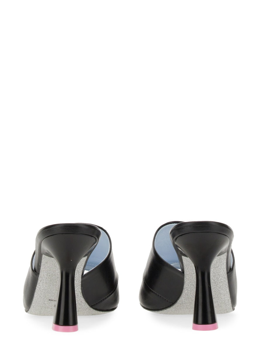 Black Leather Sandal