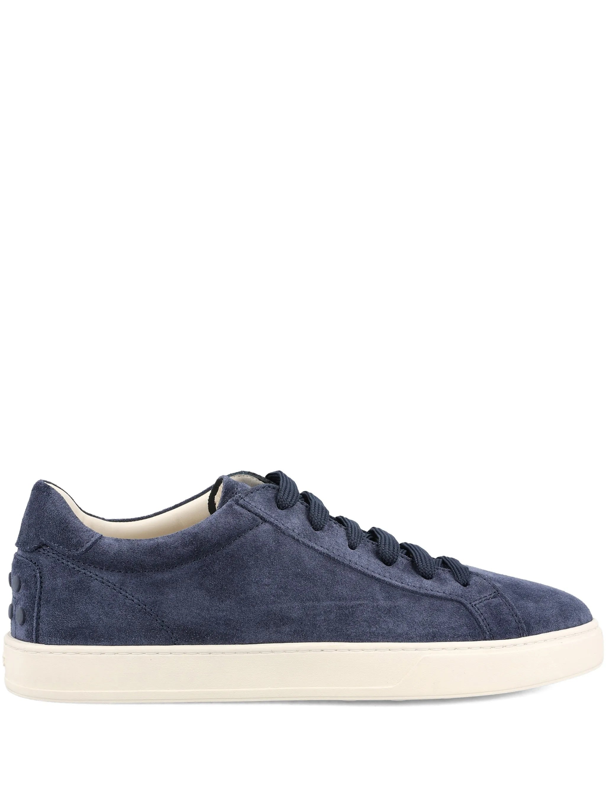 Blue Sneakers Monochromatic Suede Sneakers