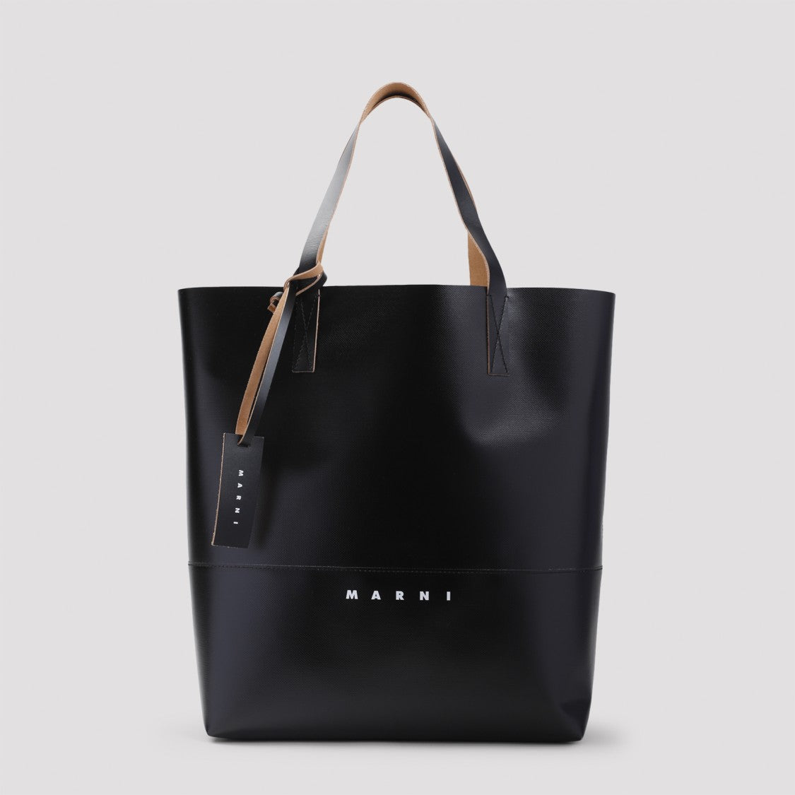 Black Cow Leather Tote Bag