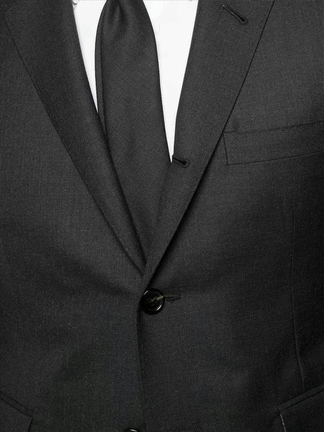 Tailored Black Suit Set with Fitted Blazer