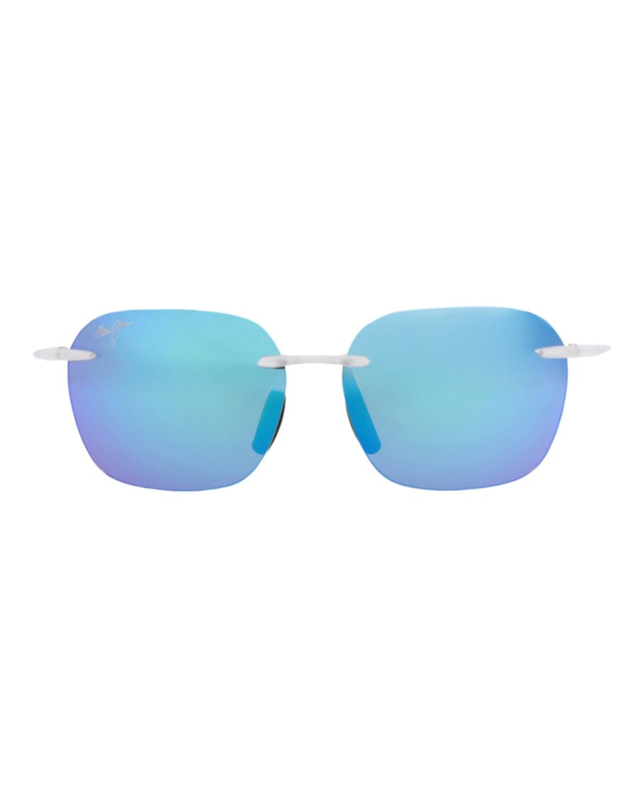 Square-Frame Nylon Sunglasses