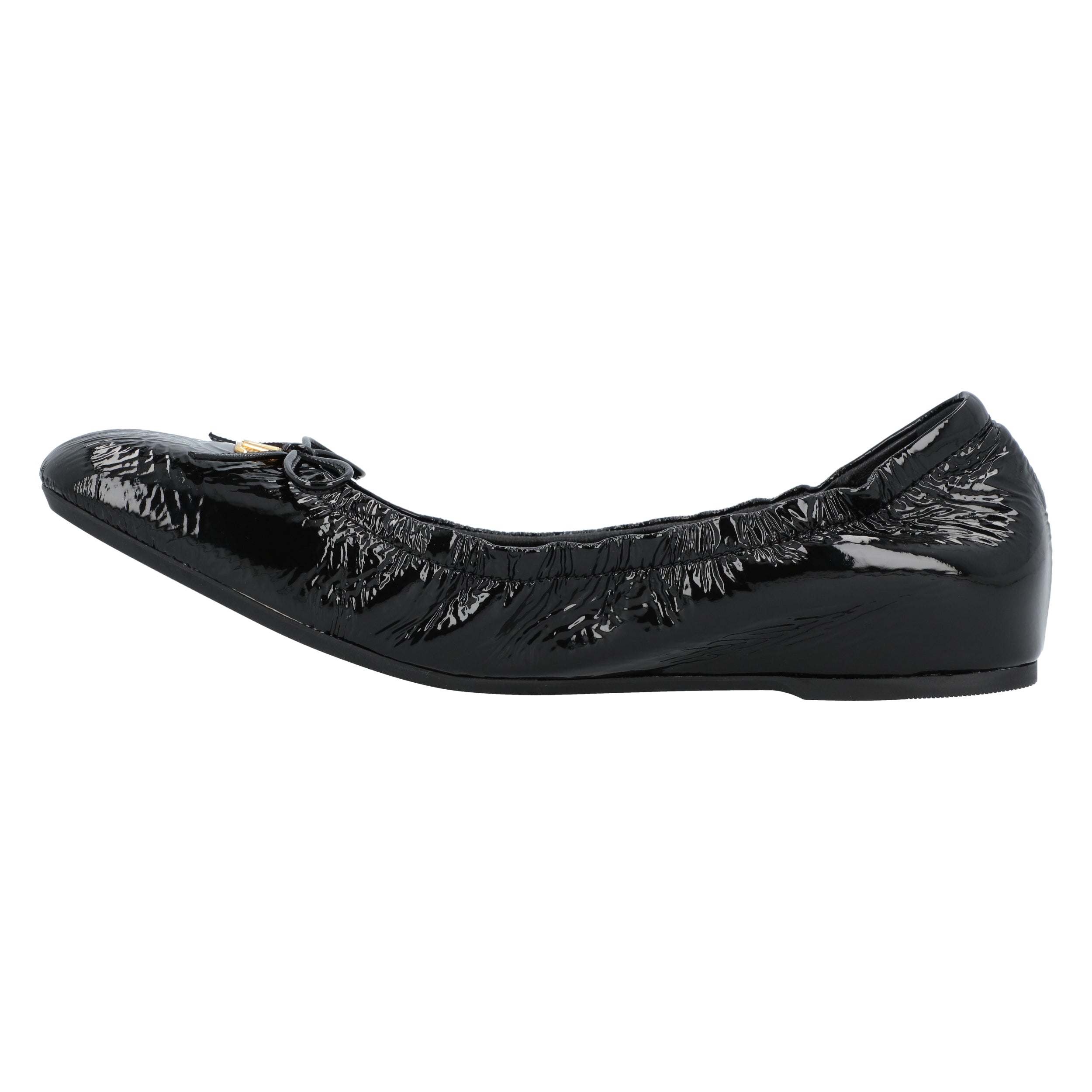 Vlogo Signature Ruched Slip-On Ballerina