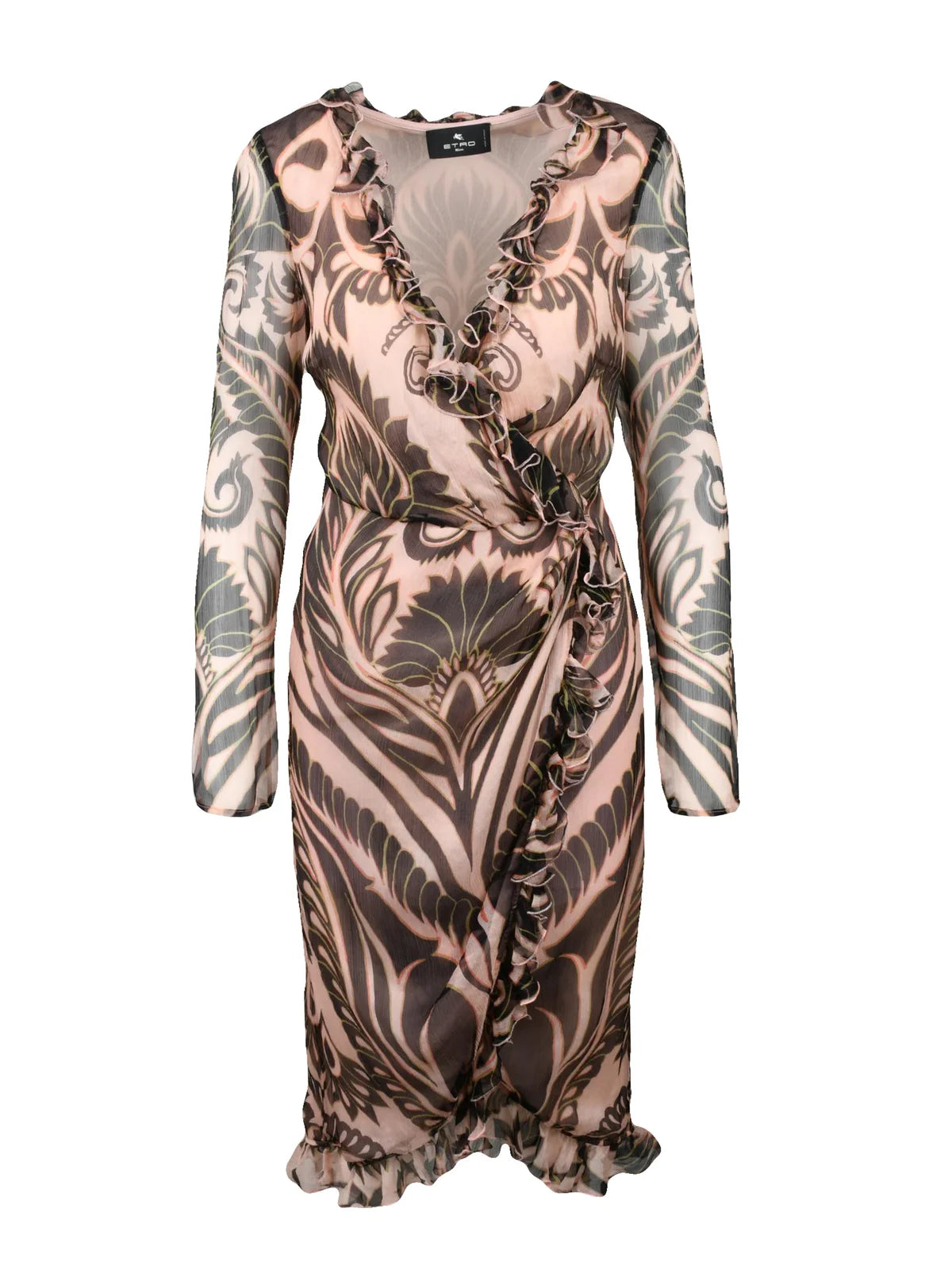 Silk Voile Dress - Multicolor