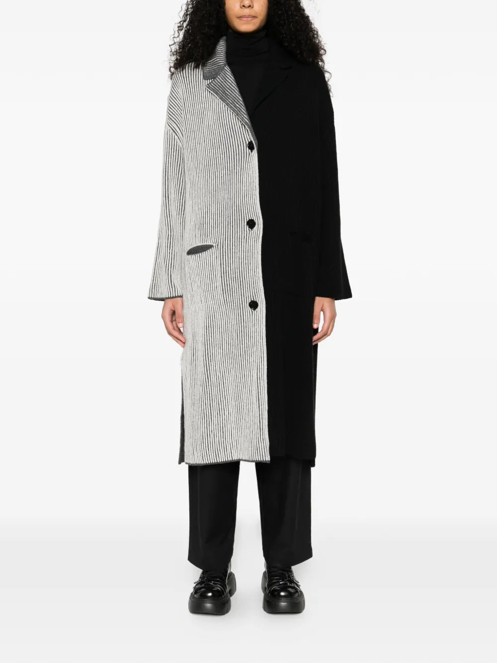 Structured Minimalist Outerwear Coat