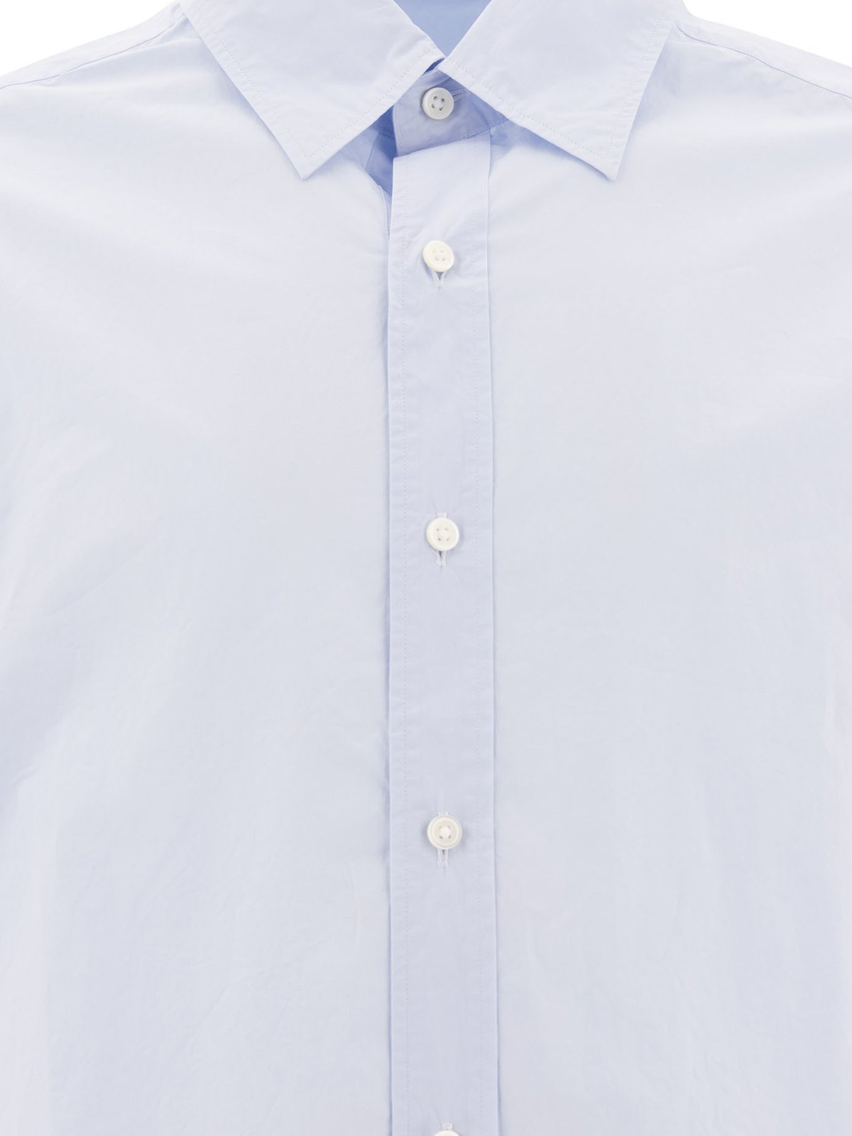 Long-Sleeve Button-Down Shirt With Relaxed Fit And Subtle Sheen