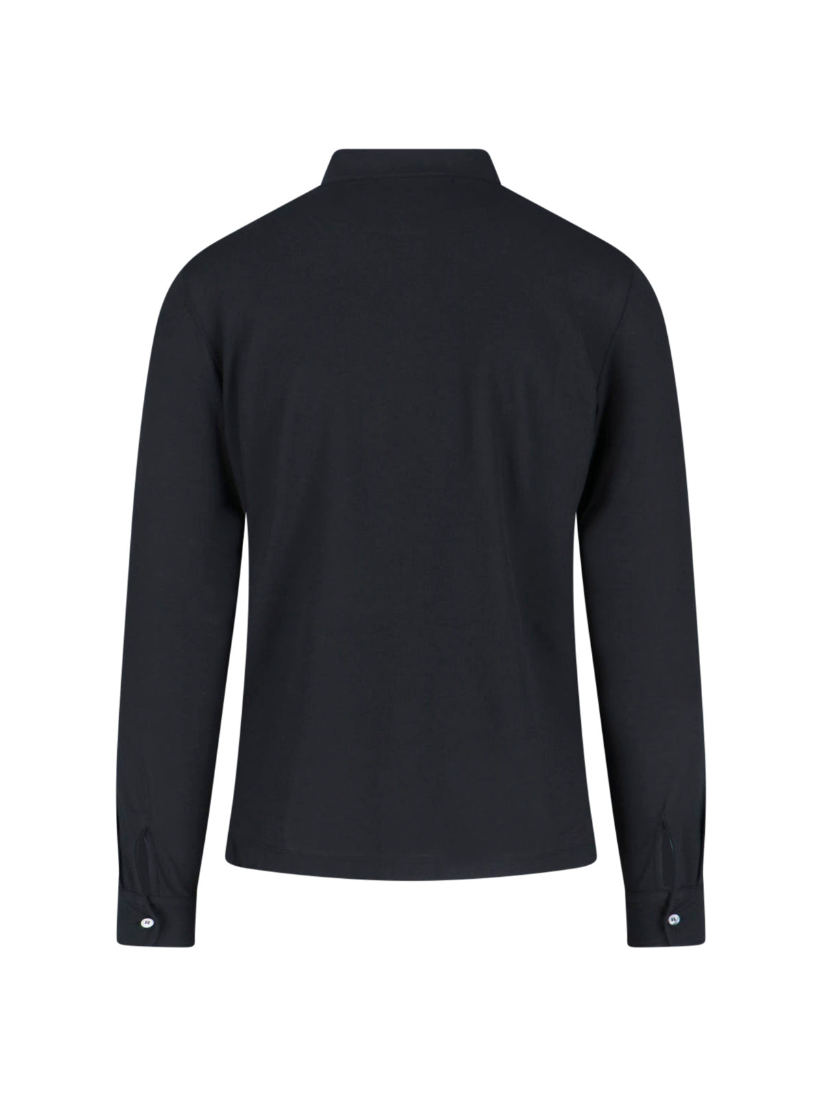 Cotton Long-Sleeved Shirt With Classic Collar