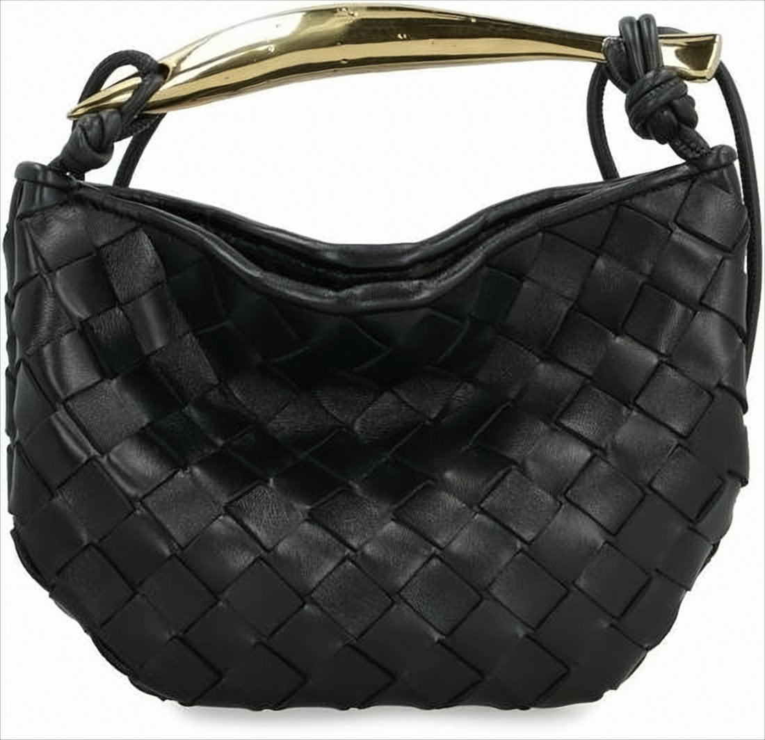 Woven Lambskin Leather Tote Bag