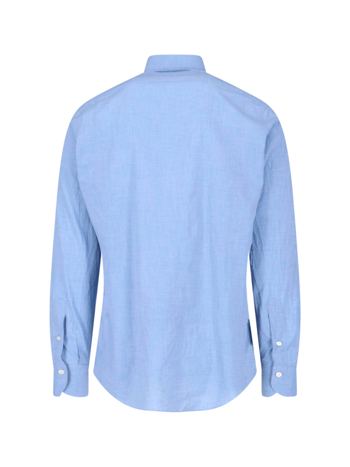 Light Blue Gaeta Tailored Linen Shirt