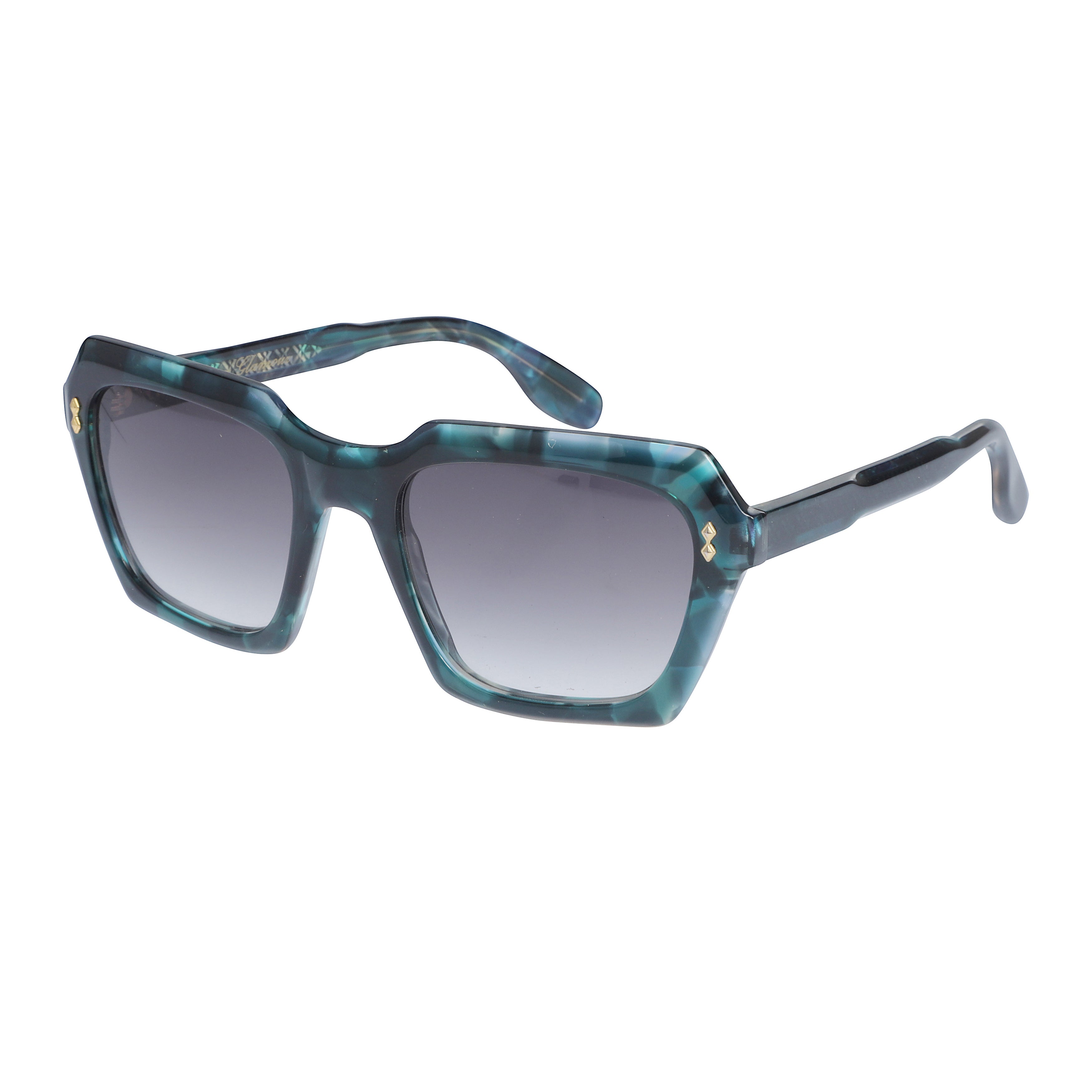 Klara Glamour Bold Oversized Square Frame Gradient Sunglasses