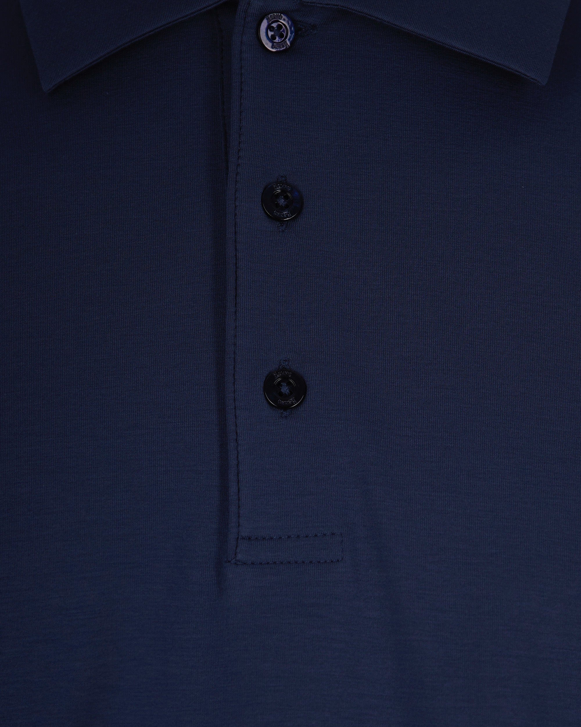 French Collar Stretch Jersey Polo Shirt
