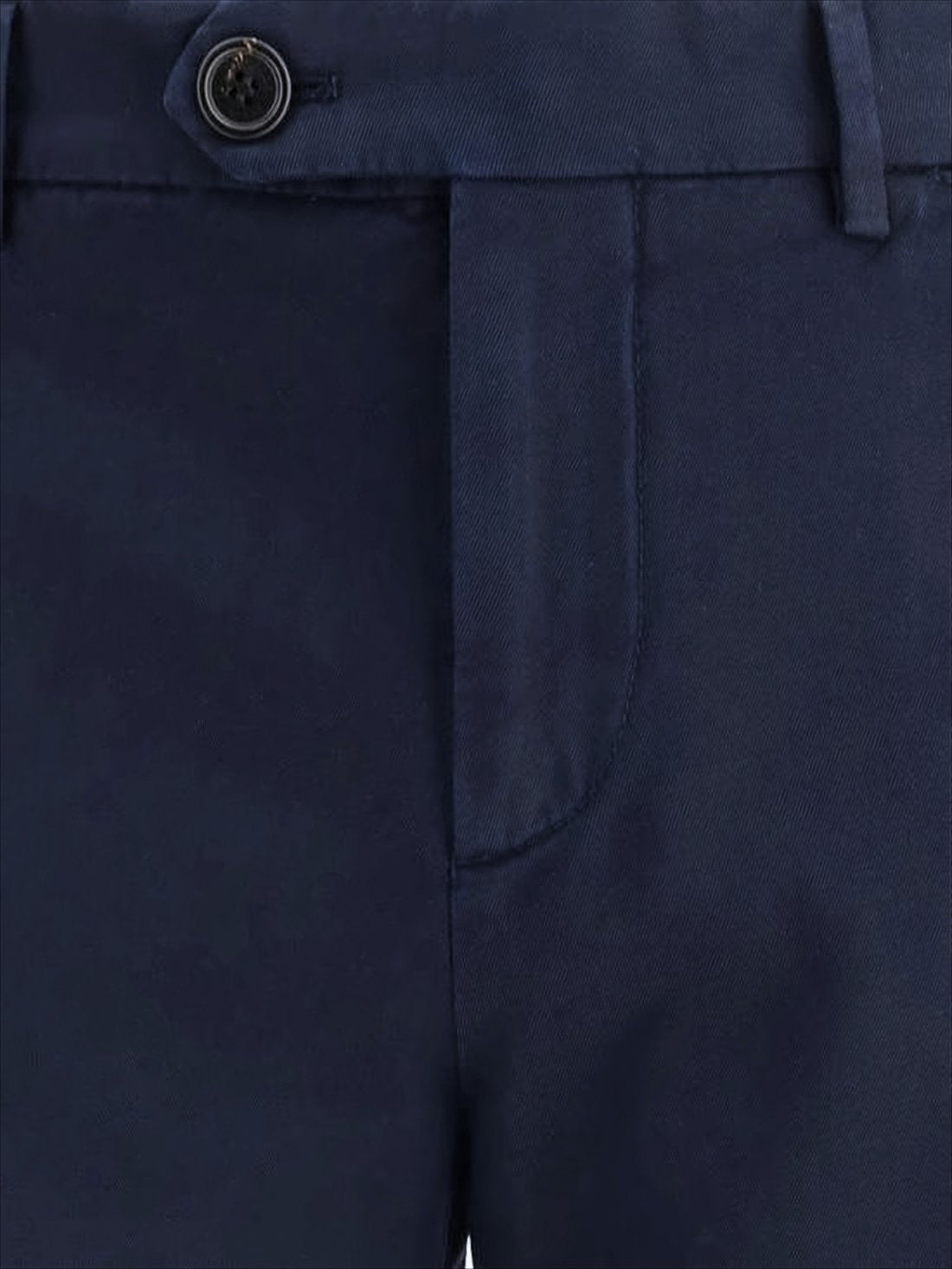 Refined Tailored Straight Pants with Button Details