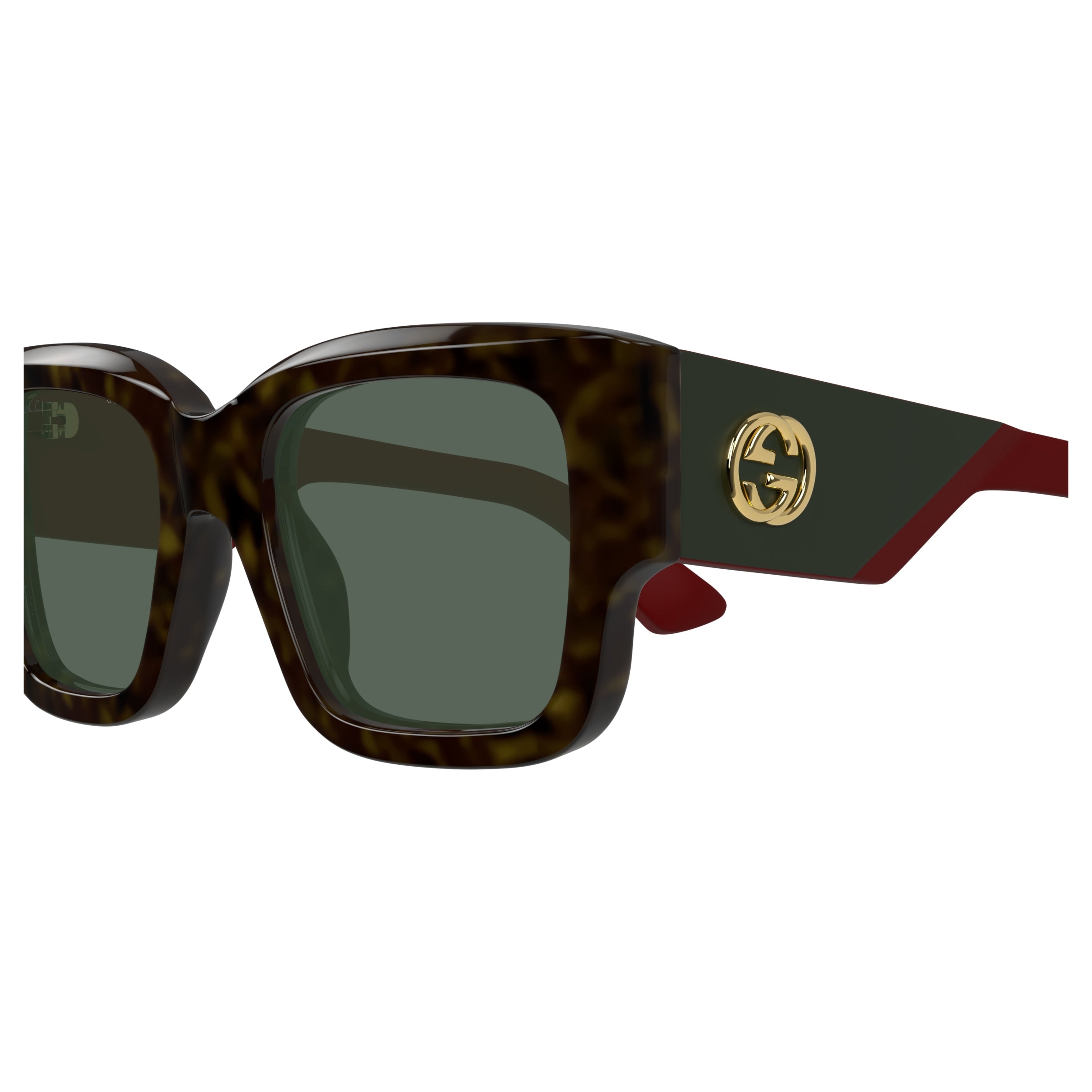 Gg1663s Bold Square Tortoiseshell Sunglasses