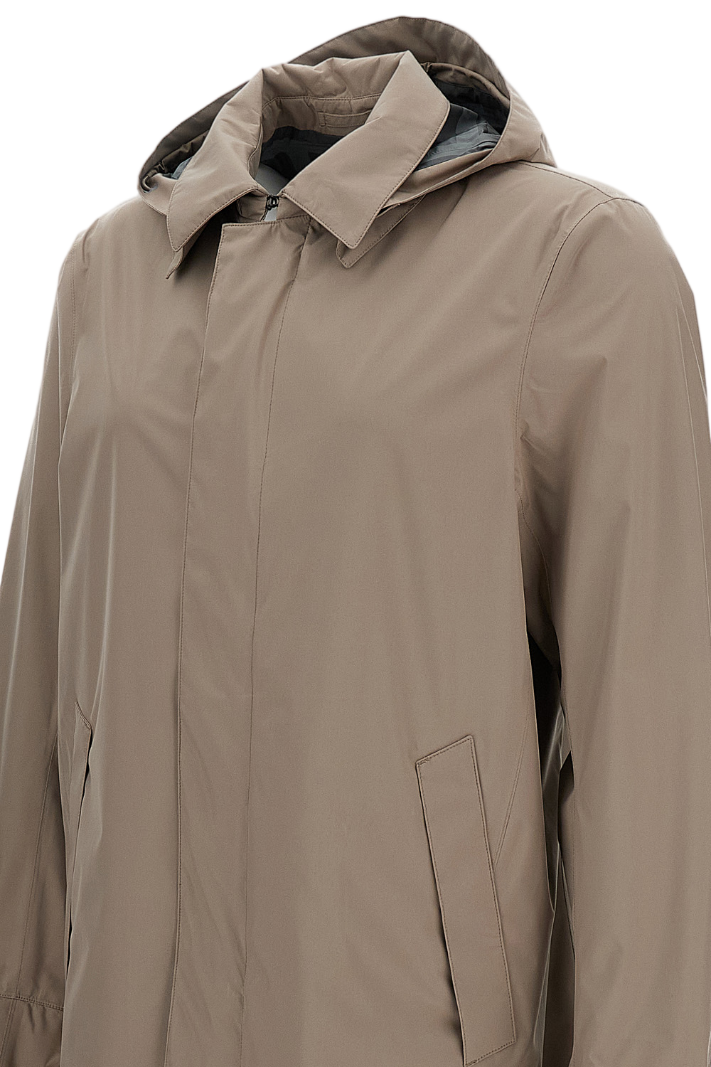 Smooth-Finish Microfiber Raincoat