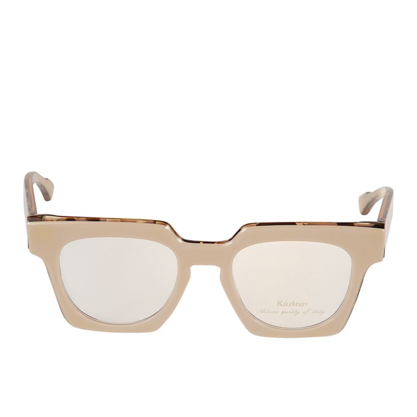 Tanya Square Frame Sunglasses with Tortoiseshell-Patterned Arms