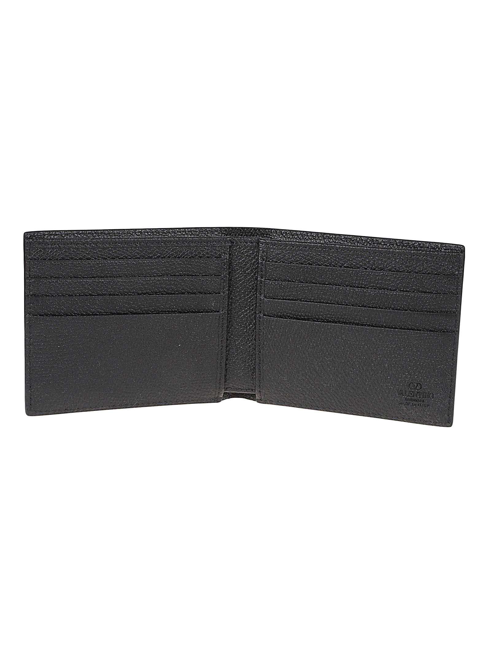 Textured Calf Leather Bifold Wallet