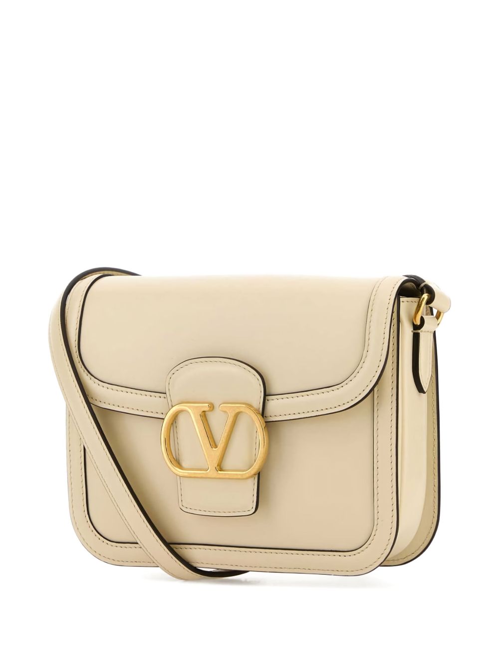 Structured Handbag With Glossy Finish