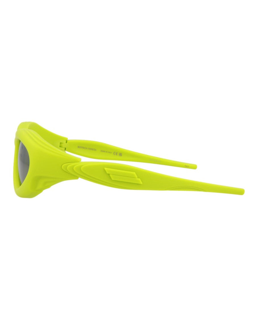 Oval-Frame Injection Sunglasses