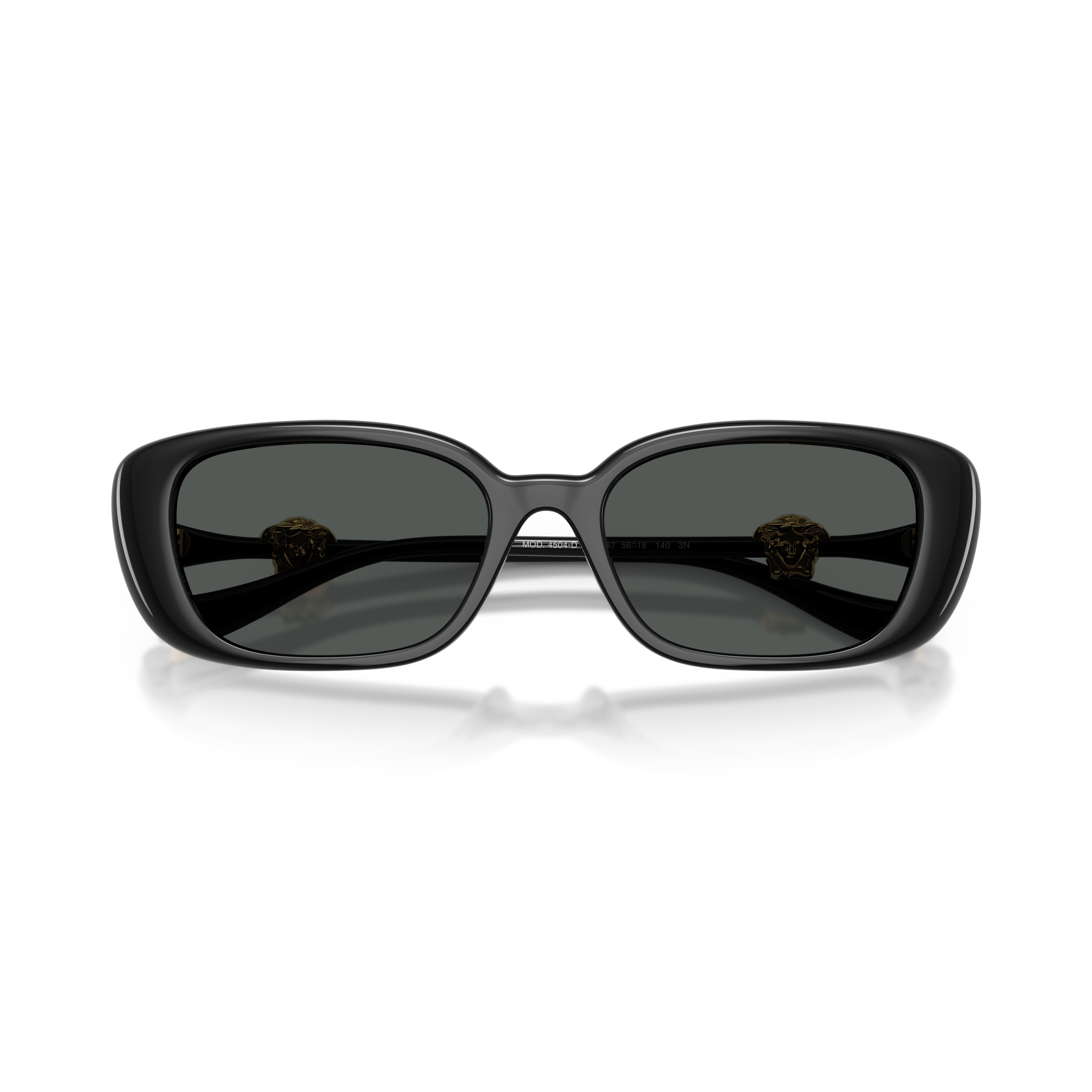0ve4504d Rectangular Black Sunglasses