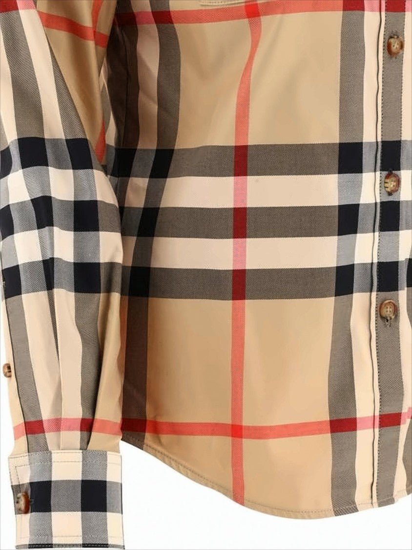 Classic Check Pattern Cotton Shirt