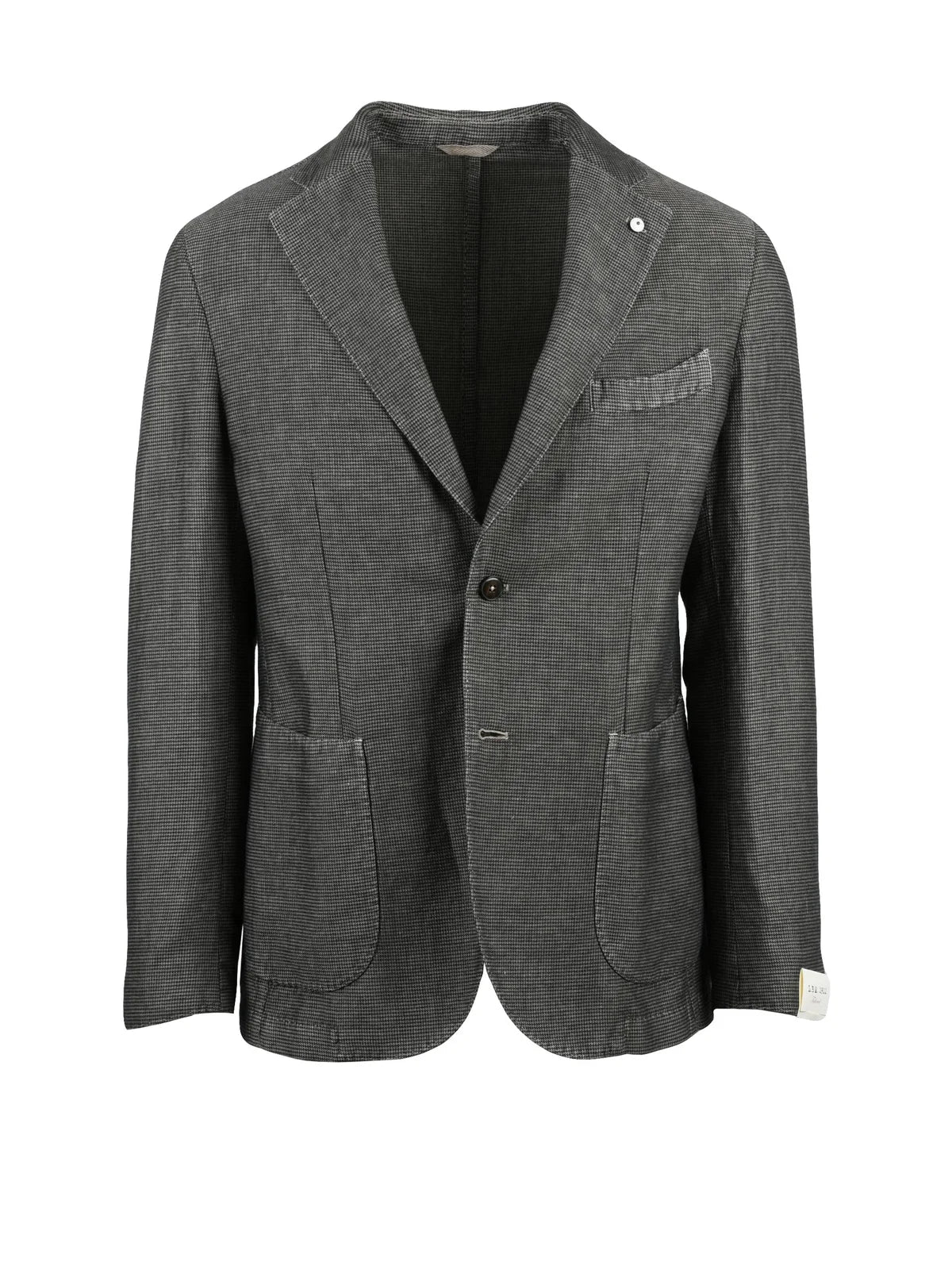 Grey Linen Cotton Blazer Jacket