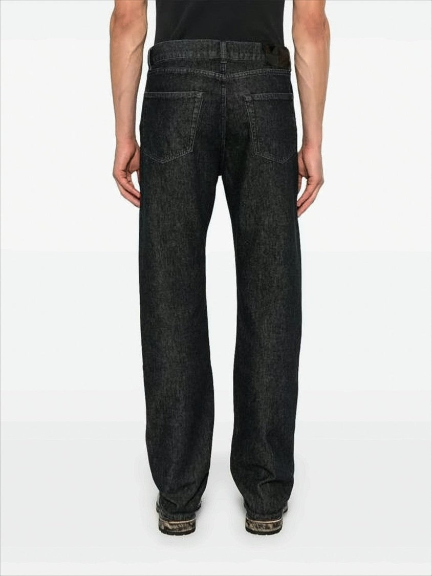 Classic Straight-Leg Denim Pants