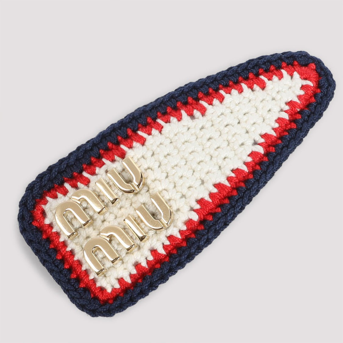 Triangular Textured Crochet Hair Clip