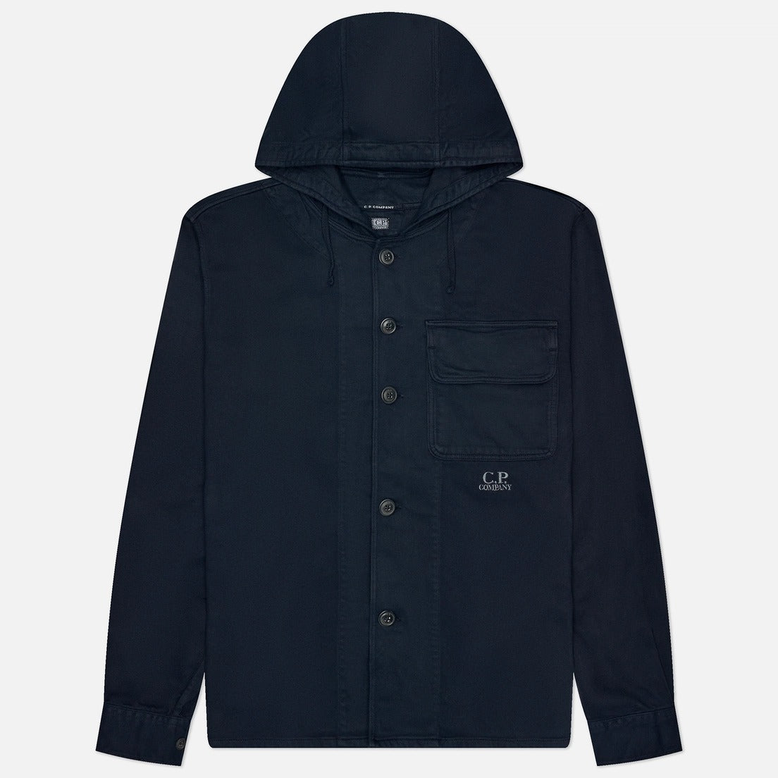 Structured Black Jacket With Pointed Collar And Flap Pocket