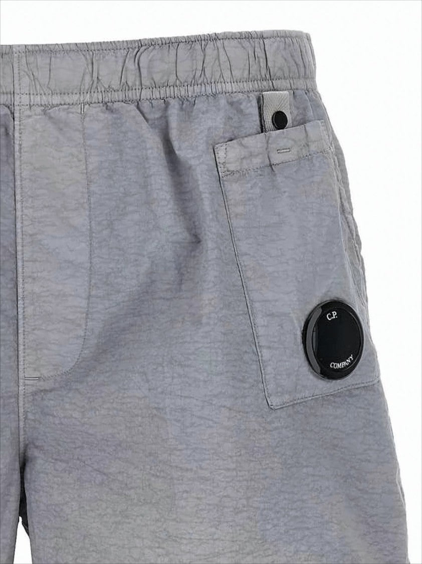 Relaxed-Fit Swim Shorts with Textured Fabric